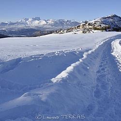 Pic de Bure, Piégut en hiver