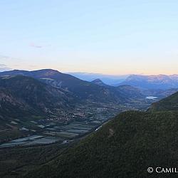 Vue sur la vallée de la Durance